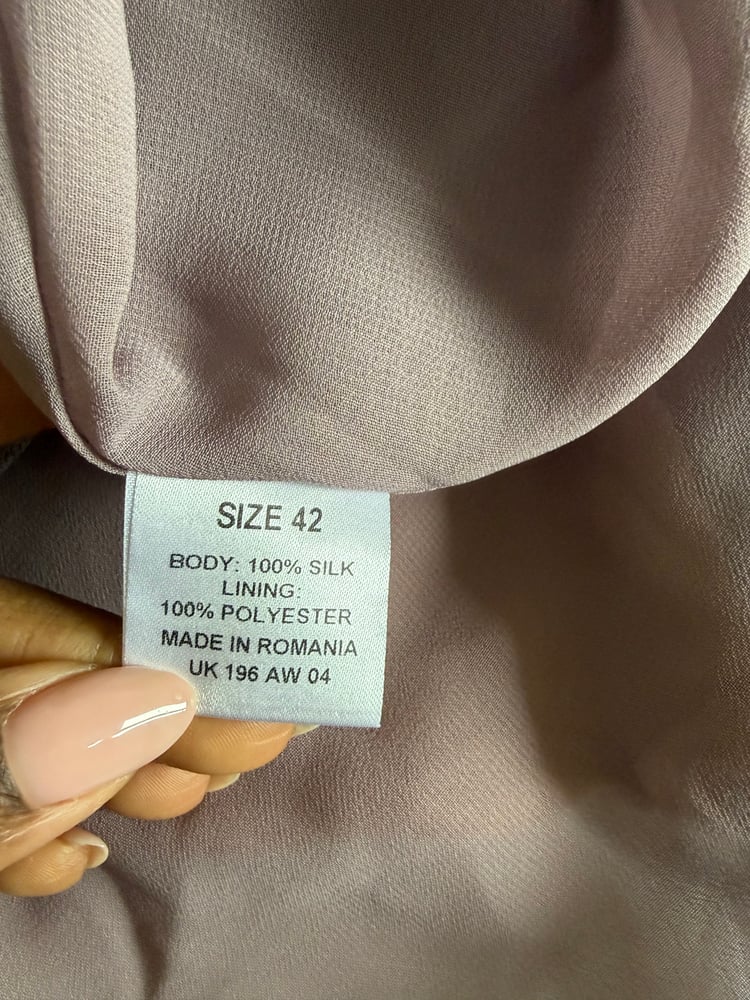 Vintage Y2K Kookai silk fairy dress with knot bust detail