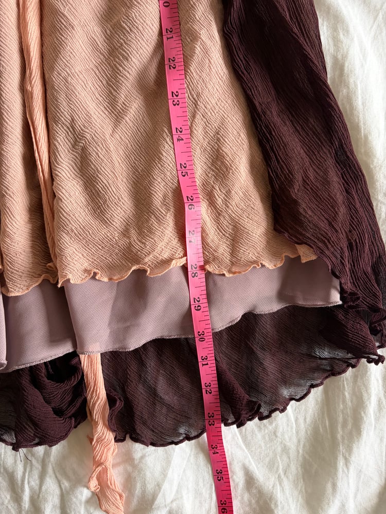Vintage Y2K Kookai silk fairy dress with knot bust detail