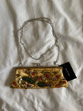 Vintage 1990s Champagne beaded and sequin bag