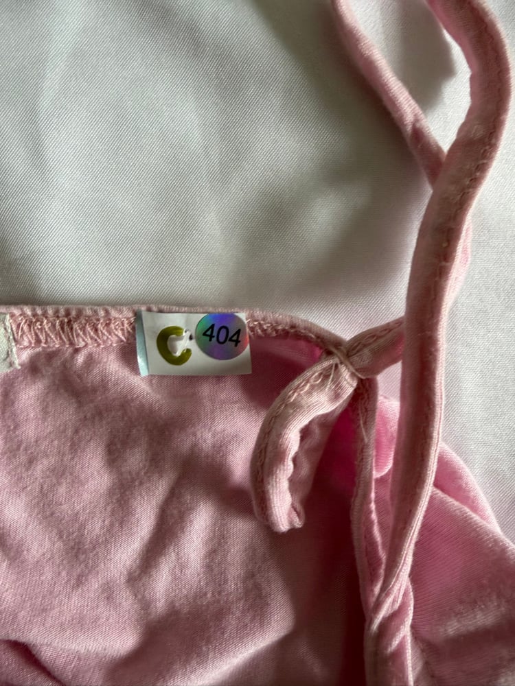 Vintage Y2K pink floral asymmetrical hem cami