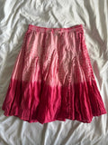 Vintage Y2K pink ombre sequin cotton midi fairy skirt